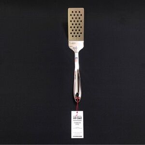 ALL CLAD Large Stainless Steel Slotted Turner 15” Serving Spatula